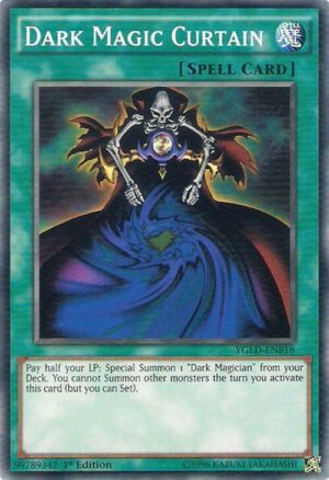 Dark Magic Curtain - King of Games: Yugi's Legendary Decks YGLD-ENB18 - Common