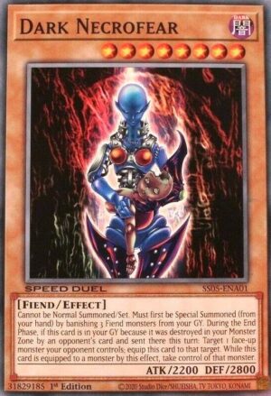 Dark Necrofear - Speed Duel Decks: Twisted Nightmares SS05-ENA01 - Common