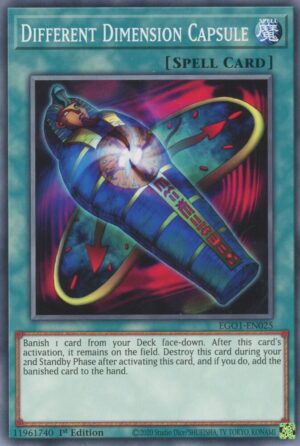 Different Dimension Capsule - Egyptian God Deck: Obelisk the Tormentor EGO1-EN025 - Common
