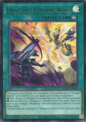 Dragunity Divine Wind - Battles of Legend: Glorious Gallery BLGG-EN015 - Ultra Rare