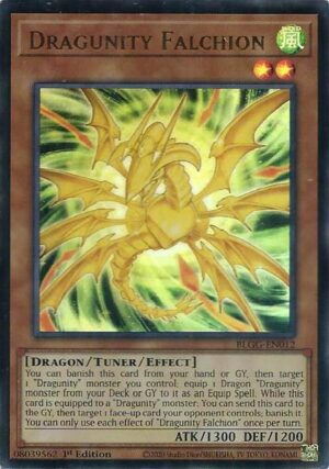 Dragunity Falchion - Battles of Legend: Glorious Gallery BLGG-EN012 - Ultra Rare