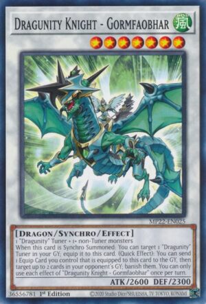 Dragunity Knight - Gormfaobhar - 2022 Tin of the Pharaoh's Gods MP22-EN025 - Common