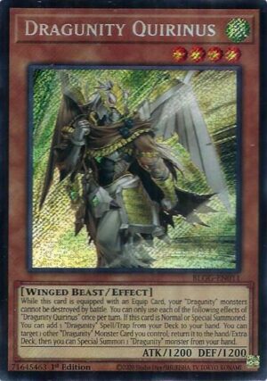 Dragunity Quirinus - Battles of Legend: Glorious Gallery BLGG-EN011 - Secret Rare