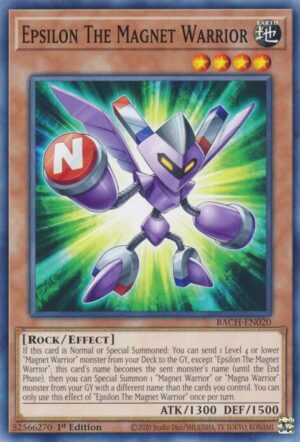 Epsilon The Magnet Warrior - Battle of Chaos BACH-EN020 - Common