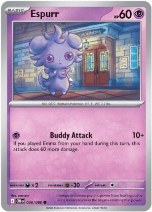 Espurr - 036/086 - ME04: Chaos Rising (CRI) - Common