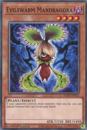 Evilswarm Mandragora - Egyptian God Deck: Obelisk the Tormentor EGO1-EN012 - Common
