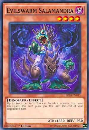 Evilswarm Salamandra - Structure Deck: Dinosmasher's Fury SR04-EN015 - Common