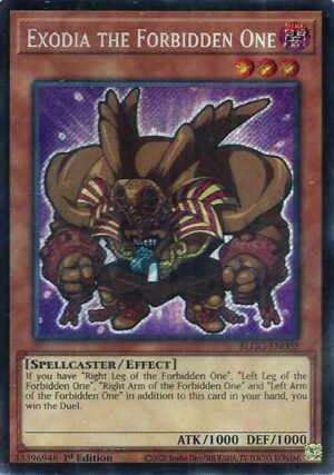 Exodia the Forbidden One - Battles of Legend: Glorious Gallery BLGG-EN002 - Secret Rare