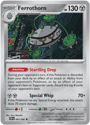 Ferrothorn - 063/086 - ME04: Chaos Rising (CRI) Reverse Hole