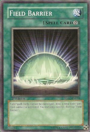 Field Barrier - Structure Deck: Spellcaster's Command SDSC-EN034 - Common