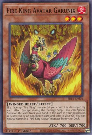 Fire King Avatar Garunix - Structure Deck: Fire Kings SR14-EN004 - Common