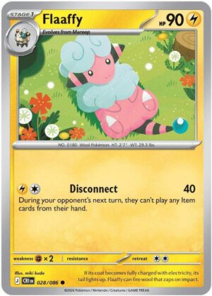 Flaaffy - 028/086 - ME04: Chaos Rising (CRI) - Common