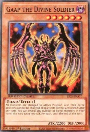 Gaap the Divine Soldier - Speed Duel Decks: Twisted Nightmares SS05-ENA10 - Common
