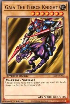 Gaia The Fierce Knight - Speed Duel Decks: Match of the Millennium SS04-ENA02 - Common