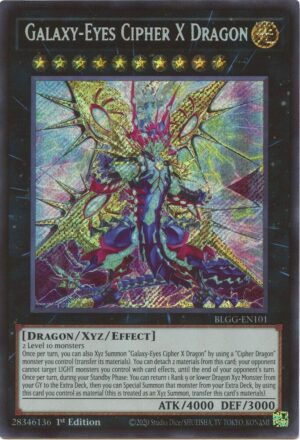 Galaxy-Eyes Cipher X Dragon - Battles of Legend: Glorious Gallery BLGG-EN101 - Secret Rare