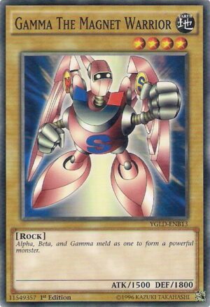 Gamma The Magnet Warrior - King of Games: Yugi's Legendary Decks YGLD-ENB13 - Common