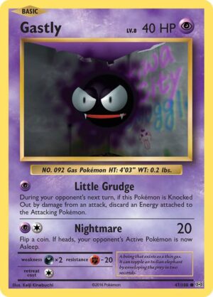 Gastly - XY - Evolutions (EVO) - 47/108 - Common