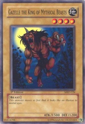 Gazelle the King of Mythical Beasts - Metal Raiders MRD-124 - Common