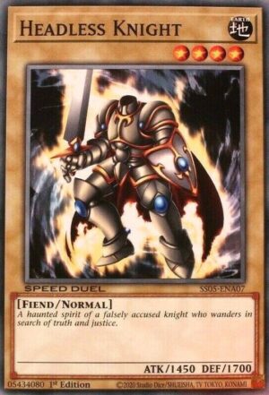 Headless Knight - Speed Duel Decks: Twisted Nightmares SS05-ENA07 - Common