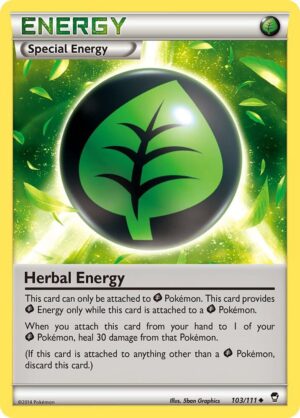 Herbal Energy - XY - Furious Fists - 103/111 - Uncommon