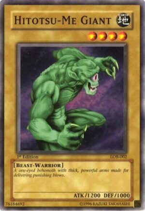 Hitotsu-Me Giant - The Legend of Blue Eyes White Dragon LOB-002 - Common