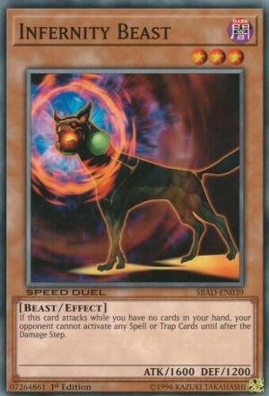 Infernity Beast - Speed Duel: Attack from the Deep SBAD-EN039 - Common