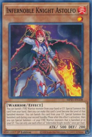 Infernoble Knight Astolfo - 2021 Tin of Ancient Battles MP21-EN108 - Common