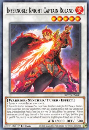Infernoble Knight Captain Roland - Rise of the Duelist ROTD-EN041 - Common