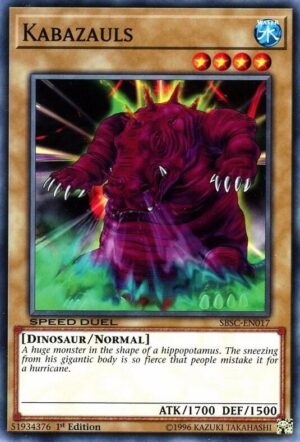 Kabazauls - Speed Duel: Scars of Battle SBSC-EN017 - Common