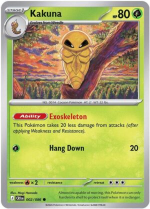 Kakuna - 002/086 - ME04: Chaos Rising (CRI) - Common