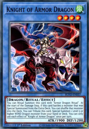 Knight of Armor Dragon - Blazing Vortex BLVO-EN037 - Common