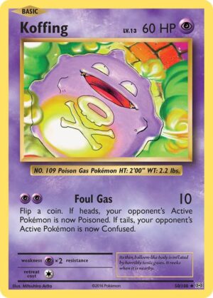 Koffing - XY - Evolutions (EVO) - 50/108 - Uncommon