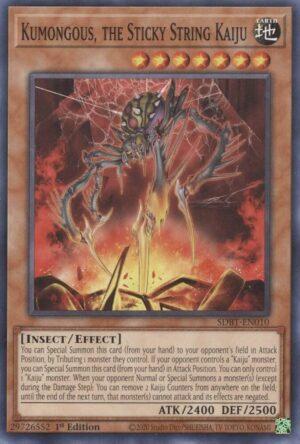 Kumongous, the Sticky String Kaiju - Structure Deck: Beware of Traptrix SDBT-EN010 - Common