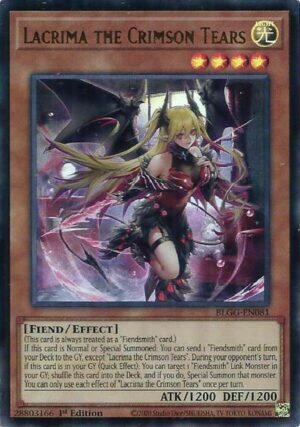 Lacrima the Crimson Tears - Battles of Legend: Glorious Gallery BLGG-EN081 - Ultra Rare