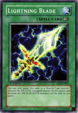 Lightning Blade - Structure Deck: Warrior's Triumph SD5-EN022 - Common