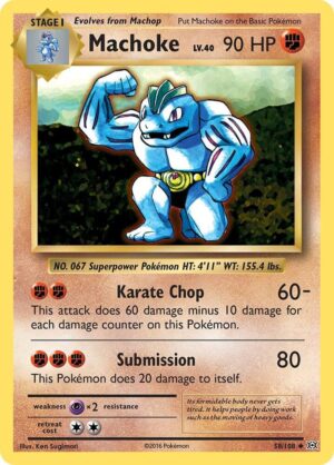 Machoke - XY - Evolutions (EVO) - 58/108 - Uncommon