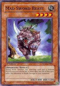 Mad Sword Beast - Structure Deck: Dinosaur's Rage SD09-EN004 - Common