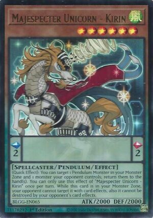 Majespecter Unicorn - Kirin - Battles of Legend: Glorious Gallery BLGG-EN065 - Ultra Rare