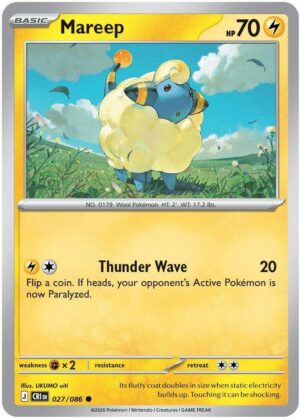 Mareep - 027/086 - ME04: Chaos Rising (CRI) - Common