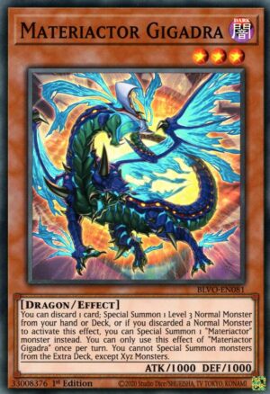 Materiactor Gigadra - Blazing Vortex BLVO-EN081 - Super Rare