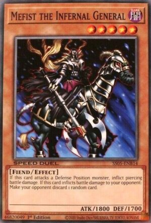 Mefist the Infernal General - Speed Duel Decks: Twisted Nightmares SS05-ENB14 - Common