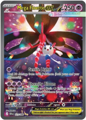 Mega Floette ex - 117/086 - ME04: Chaos Rising (CRI) Special Illustration Rare
