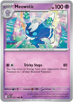Meowstic - 037/086 - ME04: Chaos Rising (CRI) - Uncommon