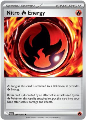 Nitro R Energy - 086/086 - ME04: Chaos Rising (CRI) Holo Rare