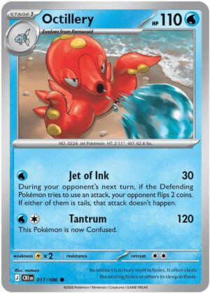 Octillery - 017/086 - ME04: Chaos Rising (CRI) - Common