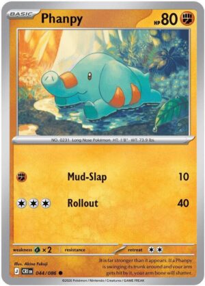Phanpy - 044/086 - ME04: Chaos Rising (CRI) - Common