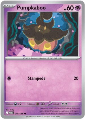 Pumpkaboo - 040/086 - ME04: Chaos Rising (CRI) Reverse Holo