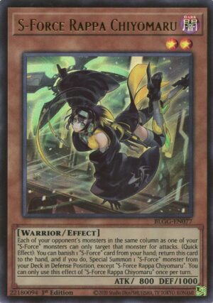 S-Force Rappa Chiyomaru - Battles of Legend: Glorious Gallery BLGG-EN077 - Ultra Rare