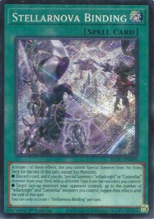 Stellarnova Binding - Battles of Legend: Glorious Gallery BLGG-EN020 - Secret Rare