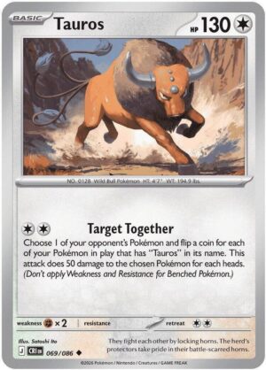 Tauros - 069/086 - ME04: Chaos Rising (CRI) - Uncommon